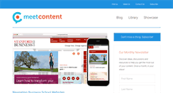 Desktop Screenshot of meetcontent.com