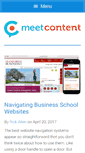 Mobile Screenshot of meetcontent.com
