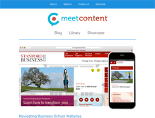 Tablet Screenshot of meetcontent.com